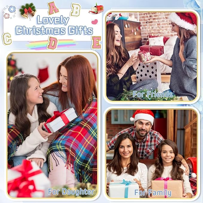 TOPEAST Makeup Bags for Women, Personalized Initials Travel Makeup Bag Cosmetic Bags for Women Birthday Gifts for Women (Sky Blue M)