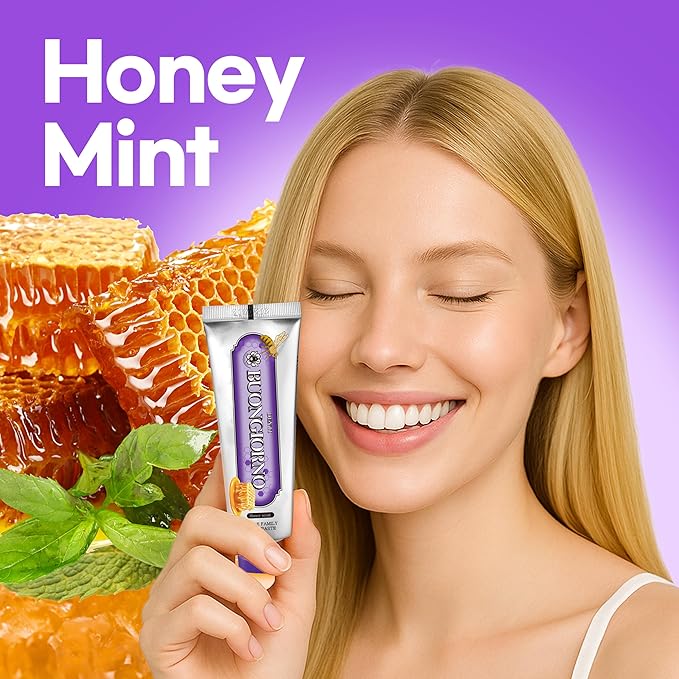 Gum Care Toothpaste (Honey Mint) – Natural Fluoride Korean Toothpaste for Gingivitis Treatment, Plaque Removal, Strengthens Enamel, Paraben & SLS Free (3.52fl oz / 100g)