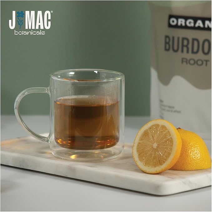 J Mac Botanicals Organic Burdock Root Herbal Tea - 4 oz