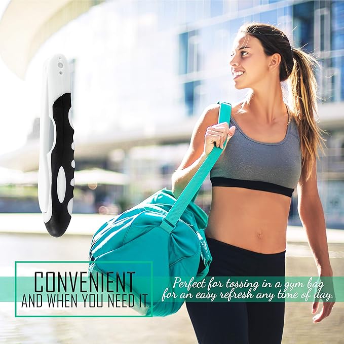 Lingito Travel Charcoal Toothbrush, On The Go Folding Feature, Soft Bristle Brushes (2 Pack)