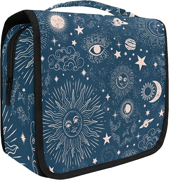 senya Hanging Travel Toiletry Bag Kit Makeup Case Cosmetics Organizer for Men Women