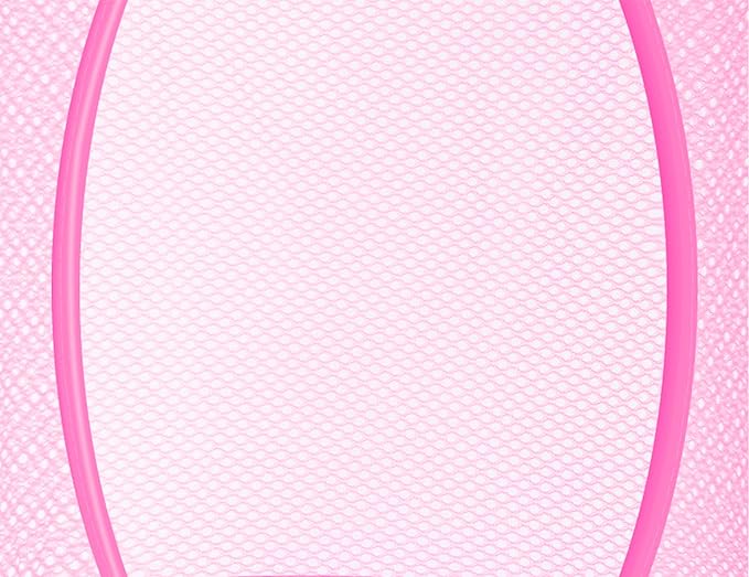 Libeder Mesh Hanging Storage Space Saver Bags Organizer,Foldable Storage Organizer 5 Compartments Toy Storage Basket for Kids Room Bathroom 2 Sets Pink