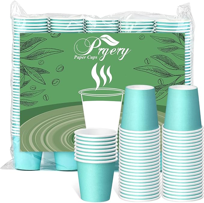 200 Pack 3 oz Paper Cups, Bathroom Cups Disposable, Moushwash Cups for Snack Water, Juice, Candy Ideal for Party Bathroom and Office(Blue)