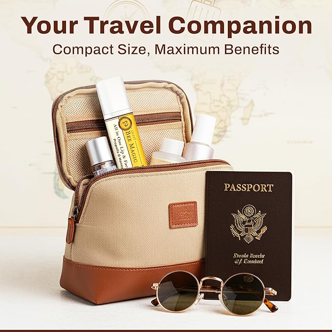 Sweet Bee Naturals Magic Wand - Certified Organic Lip and Face Moisturizing Wand - Natural Balm Wand for Dry Skin and Lips, Non-Petroleum Jelly for All Ages and Skin Types,0.65 oz-6 pack