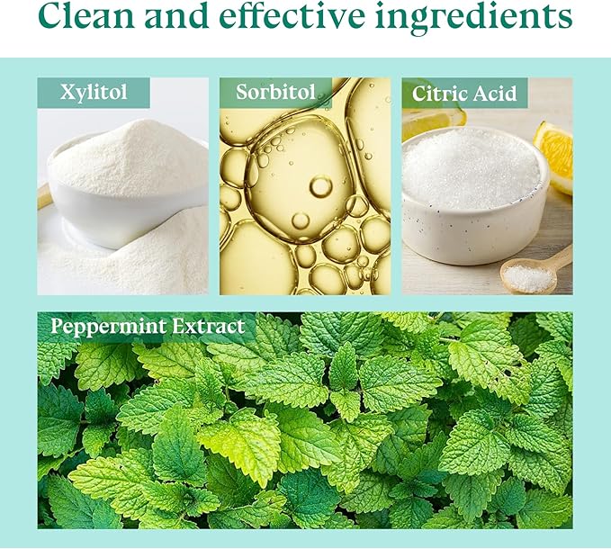 Toothpaste Tablets 90 Count,Portable Travel Toothpaste Tablets,Mint Flavors Mini Tooth Paste,Solid Travel Size Tooth Paste