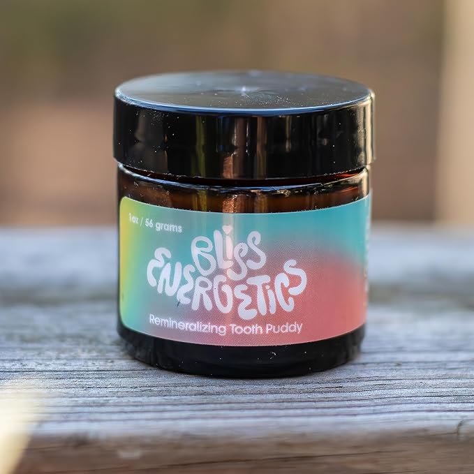 Bliss Energetics Remineralizing Tooth Puddy | Fluoride-Free with Hydroxyapatite | Remineralization | All Natural Ingredients & Preservative Free | Mineral-Rich Spot Treatment 1oz