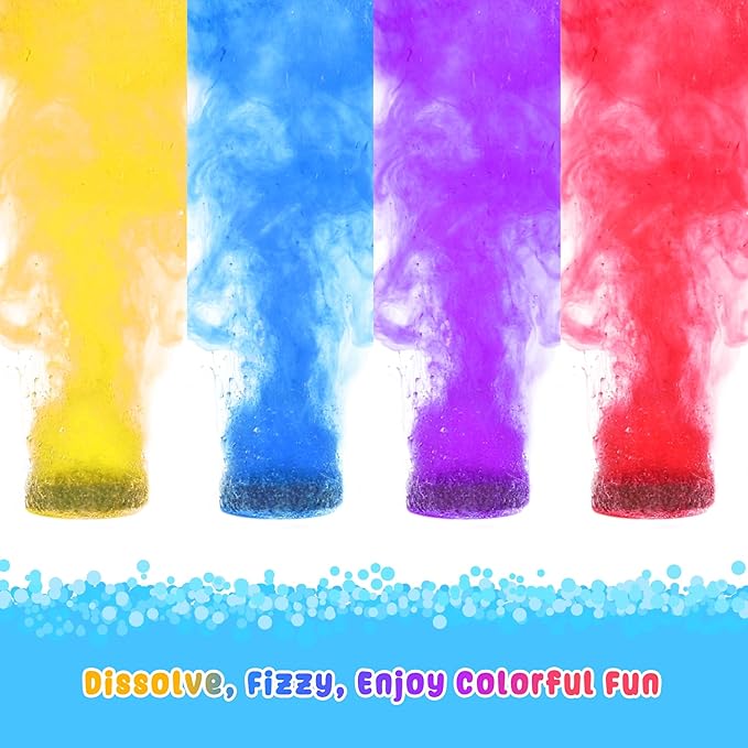 Bath Color Tablets for Kids, 11.3 oz Value Pack, 160 Count Kids Bath Bombs Bath Colors Tablets Make Fun Educational Bathtime, Bath Bombs Toys for Kid