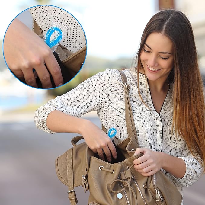 Vesici 600 Pcs Dental Floss Threader for Bridges, Braces, and Implants Dental Threader, Multifunctional Nylon Loop Design for Your Teeth, Pack of 12(Blue)