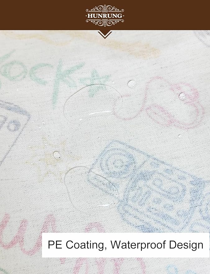 HUNRUNG Rectangle Storage Basket Cute Canvas Organizer Bin for Pet/Children Toys, Books, Clothes Perfect for Rooms/Playroom(REC-Musical instrument)