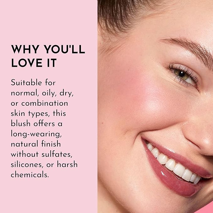 LAWLESS Women's Make Me Blush Talc Free Velvet Blush, Watermelon, Pink, 0.18 Ounce