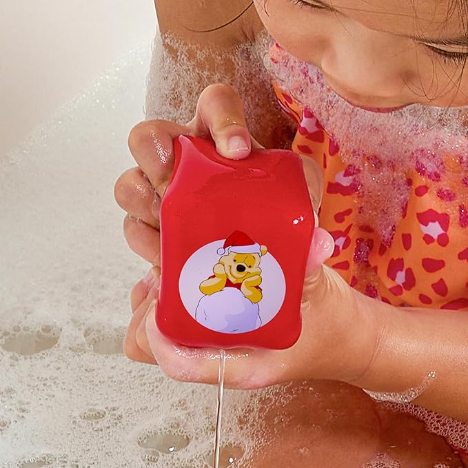 Disney Holiday Winnie The Pooh Bath Toys - 11 pc Bath Value Set, Bath Toys, Finger Puppets, Rinse Cups, Foam Pump, Bath squirters