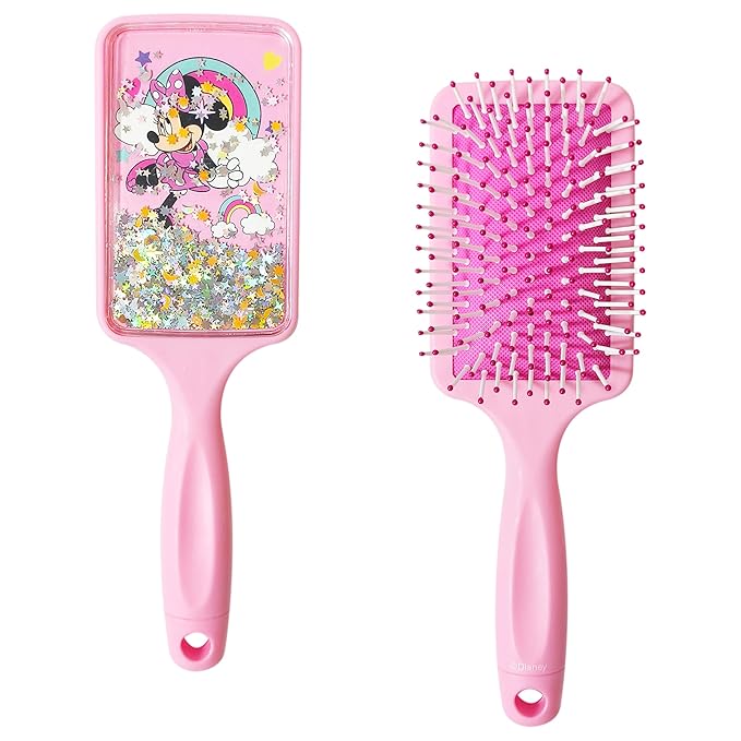LUV HER Kids' Detangling Confetti Hair Brush - Fun Design with Disney Minnie - Gentle on Wet & Dry Hair - Ideal for Kids Ages 3+ - Makes Hair Care Enjoyable and Simple