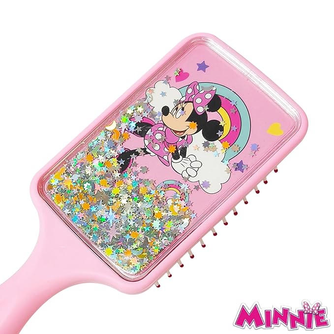 LUV HER Kids' Detangling Confetti Hair Brush - Fun Design with Disney Minnie - Gentle on Wet & Dry Hair - Ideal for Kids Ages 3+ - Makes Hair Care Enjoyable and Simple