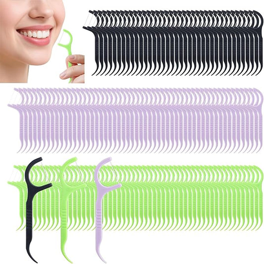 Bulk Floss Picks Dental Floss Sticks Bulk for Teeth, Floss Picks Dental Floss Picks Bulk for Family, Travel, Braces & Sensitive Teeth Dental Hygiene Essentials 1500