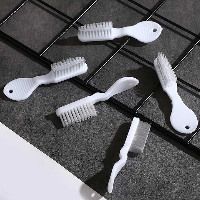 Patelai 100 Pcs Handle Toothbrush Thumbprint Individually Packaged Security Toothbrush Bulk with Short Handle Soft Bristles for Portable Travel Teeth Cleaning, Mini Size