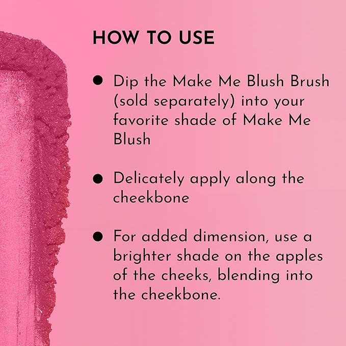 LAWLESS Women's Make Me Blush Talc Free Velvet Blush, Daisy Pink, 0.18 Ounce