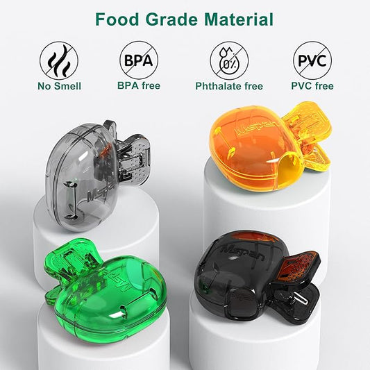 Mspan Electric Toothbrush Cover Cap: Brush Head Protector Cute Plastic Clip Pod - Toothbrush Travel Case for Traveling & Home - 4 Packs