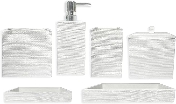 Mandarin Resin Bathroom Tumbler - Decorative Toothbrush Holder Cup for Bathroom Vanity Organizer and Countertop Decor