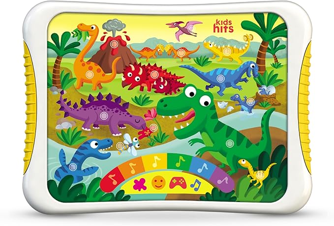 Dino Friends Hit Pad – Interactive Toddler Learning Toy with Lights, Dinosaur Sounds & Music – Educational Toy for Kids Age 3+