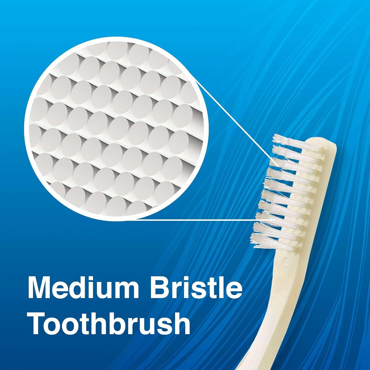 Medium Soft Toothbrushes for Adults and Kids - Box of 24 Yellow Tooth Brushes - Individually Wrapped