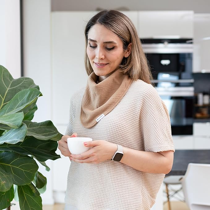 Bandana Bibs with 3 Waterproof Lining Organic Cotton Drool Bibs for Adults and Children, Adjustable Snaps