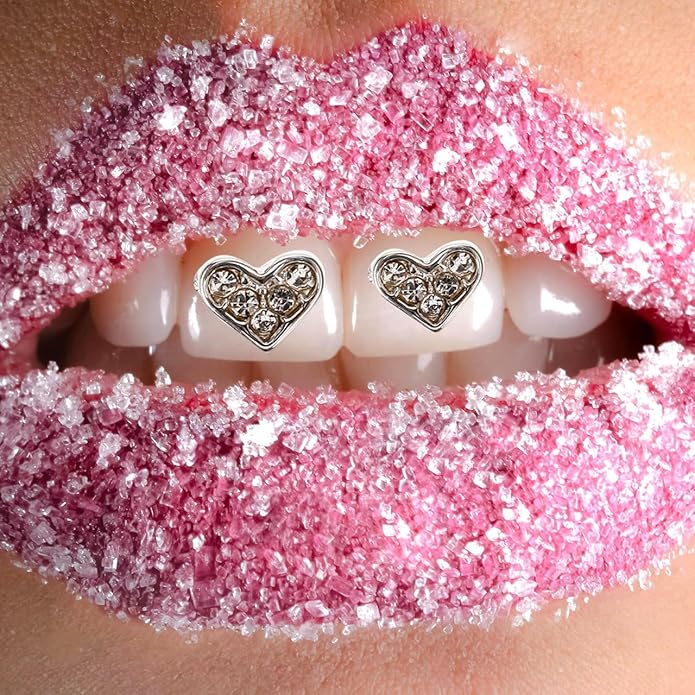 Tooth Gem, Teeth Jewelry Gems DIY Teeth Jewelry with Shiny Crystals- Crystal:artificial Decor: Tooth Crystal Kit for Diy Amateur