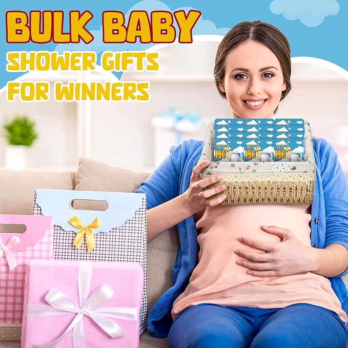 30 Pack It's a Boy Story Baby Shower Games Prizes Party Gifts Bulk Cow Lip Balms Favors for Winners Adults Guests Gender Reveal Favors Decorations Baby Shower Souvenirs Gift Bags Stuffers