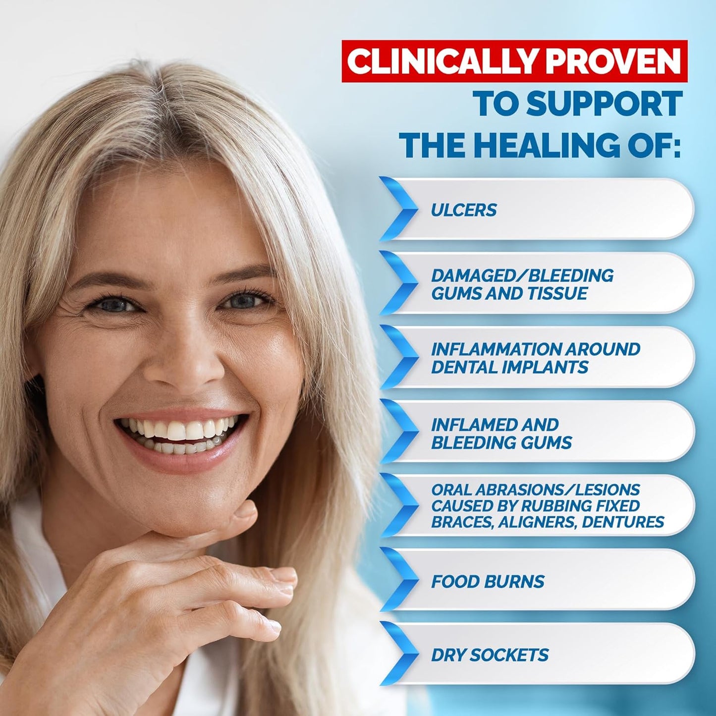 Gengigel Hyaluronic Acid Oral Gel for Mouth & Gum Discomfort (20ml), Soothes Irritation, Promotes Natural Healing & Protects Delicate Oral Tissue, No Paraben or SLS, Vegan & Kosher