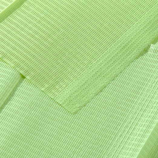 JMU 125 Pack Dental Bibs, Disposable Dental Bibs 3-Ply Waterproof Patient Bibs Tray Covers 13" x 18" Green