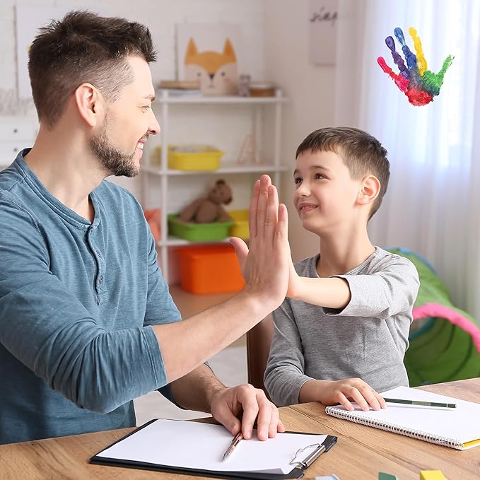 Brushing Teeth with Timer Chart Step by Step Laminated 9x12 Inch for Children Self Care Visual Chart Ideal for Special Needs and Autism (Brushing Teeth Chart with Sandtimer - English)