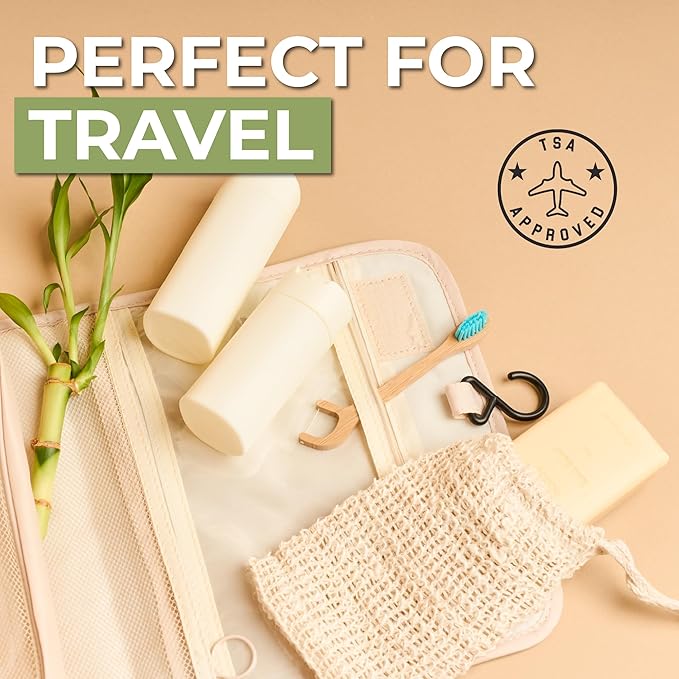 Brushee - 12 Pack Bamboo Toothbrushes Kit - 3-in-1 Travel Toothbrush with Flosser - Soft Eco-Friendly Disposable Toothbrushes with Toothpaste Fresh Mint Flavored - Individually Wrapped for Travel