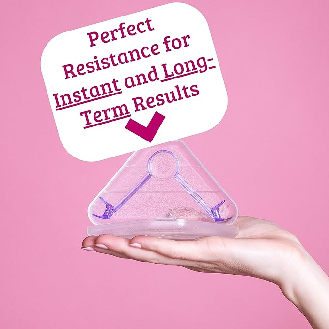 Lip Plumper Device | Non-Invasive Lip Plumping Device, Pain-Free | 60-Second Daily Exercise for Fuller Lips, Defined Jawline & Firmer Skin, MADE IN USA (Sky Blue)