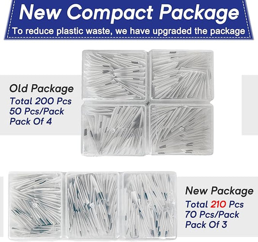 200 Count Individually Wrapped Dental Floss Picks - Travel Flossers for Teeth Cleaning and Oral Care - Ideal Travel Size Toiletries, Wedding Basket Supplies and Guest Bathroom Essentials