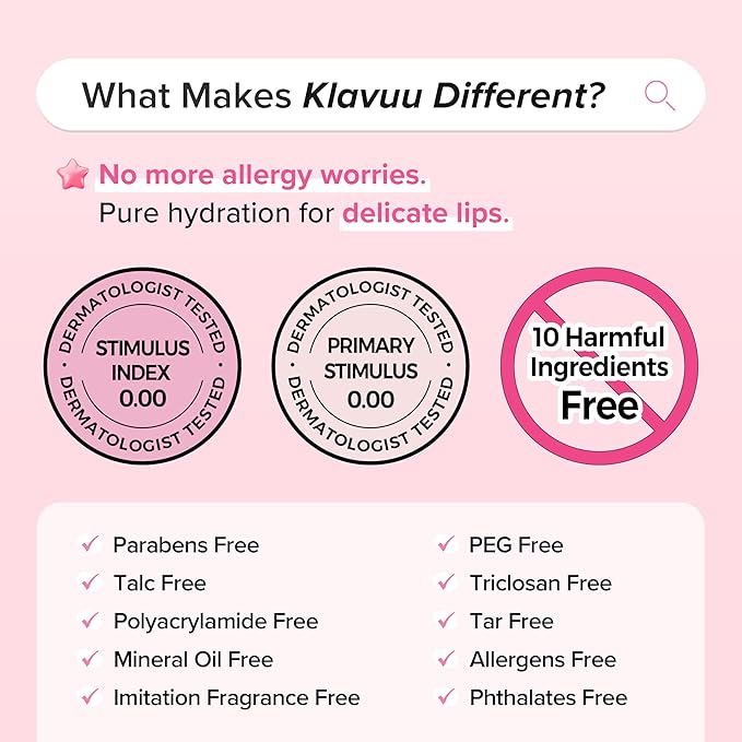 Klavuu Lip Mask Sleeping Pack (0.7oz) – Overnight Deep Hydrating Korean Lip Balm Treatment for Very Dry, Chapped Lips | Lip Lightening & Plumping with Instant Hydration | Gentle Exfoliating (Vanilla)