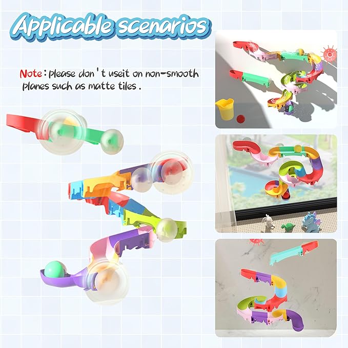 Toddler Bath Toys, Baby Bathtub Toys with Elephant Shower Sprays and Slide Track, Fishing Floating Animals Toys, Creative Shower Toys Christmas Birthday Gifts for Boys and Girls