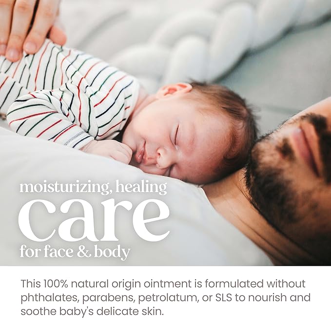 Burt's Bees Baby 100% Natural Multipurpose Ointment, Face & Body Baby Ointment – 7.5 Ounce Tub