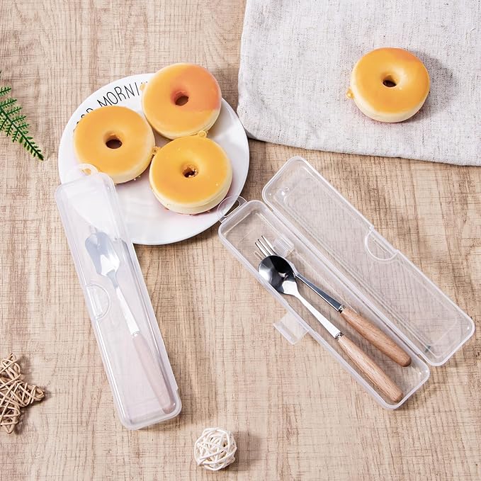 Toothbrush Travel Case 2 Pack, Gamdee Clear Toothbrush Case Holder Travel Size Plastic Toothbrush Holder Toothpaste Storage Container Portable for Traveling, 7.87 x 1.85 x 1.18”