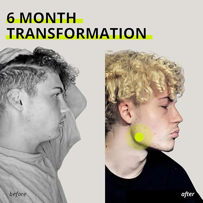 Jawliner® - Pioneers the Toughest Handmade 15x Harder Jawline Gum Includes 12 Weeks Coaching - Sugar-Free Mint Hard Gum - Jawline Exerciser for Mewing - Chewing Gum for Shaping the Jaw (2 Months Pack)