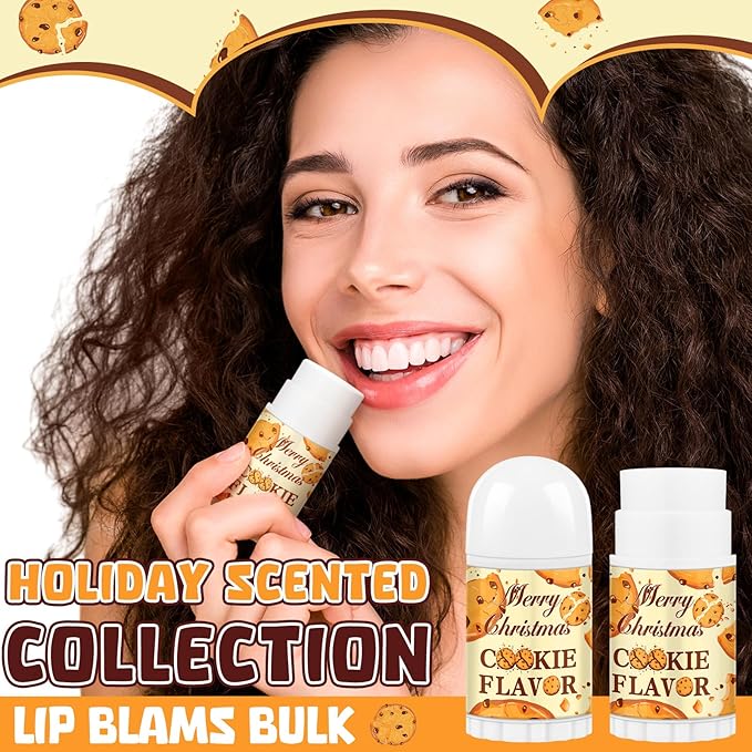 50 Pcs Christmas Lip Balm Bulk Mini Candy Cane Peppermint Flavor Lip Balms Bulk Christmas Stocking Stuffers Xmas Party Gifts Small Thank You Employee Appreciation Gifts for Women Men (Mixed Flavor)