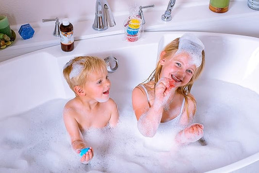 Punkin Butt Bubble Bath Dough - Natural Handmade Moldable Soap for Colorful Sensory Play at Bath Time