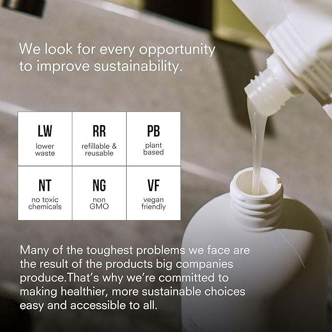 Public Goods Hand Soap | Cleansing Soap for Kitchen & Bathroom | Made with Natural Essential Oils | Paraben & Sulfate Free | Vegan Friendly | 34 Fl Oz Refill (Pack of 2)