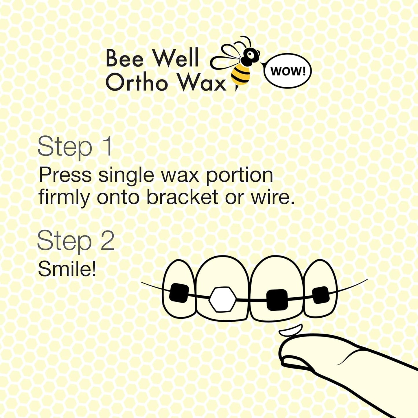 Numbing Braces Wax - All Natural & Made in the USA | 2-in-1 Soothes & Protects | Clove Oil Numbs Pain & Beeswax Shields Sensitive Tissue | 2 Aluminum Jars | 60 Total Pieces of Wax for Braces Relief