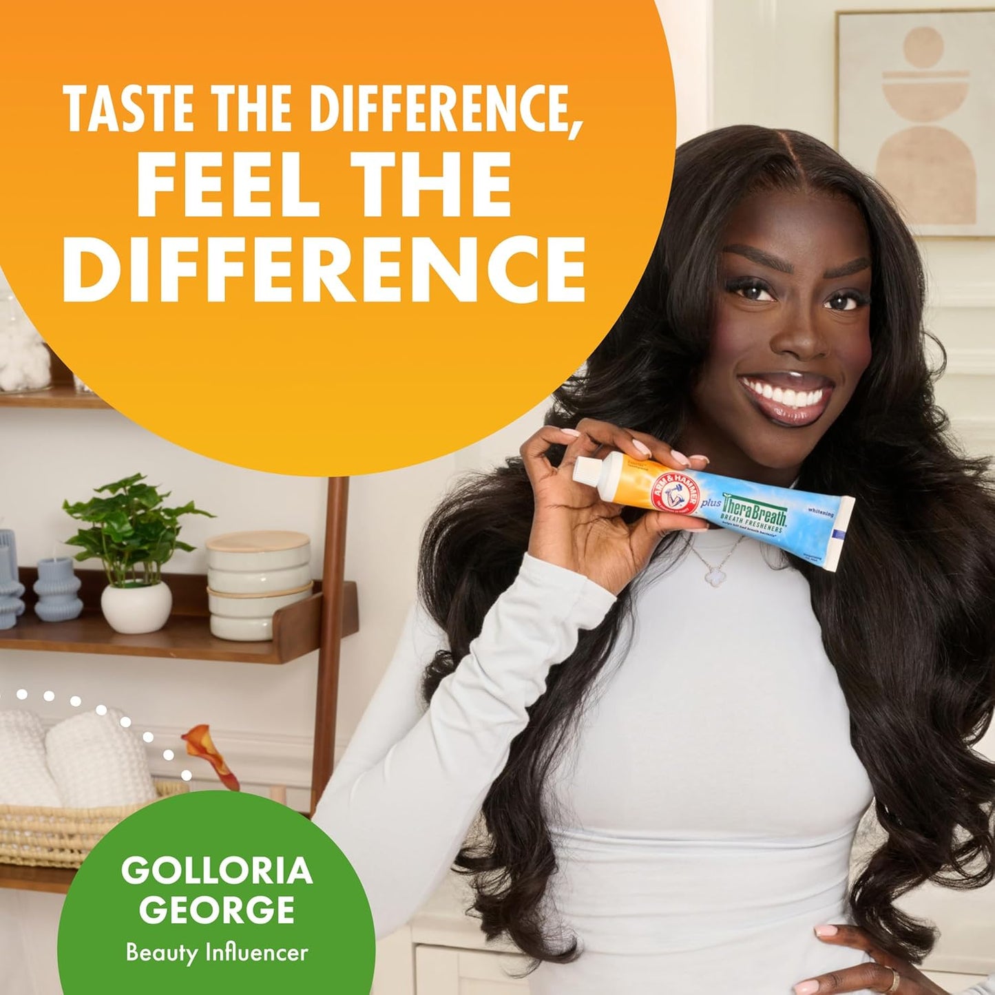 ARM & HAMMER Toothpaste Plus TheraBreath Breath Fresheners, Invigorating ICY Mint Flavor, Whitening Anticavity Fluoride Toothpaste for Bad Breath, 5.5 Oz (Pack of 2)