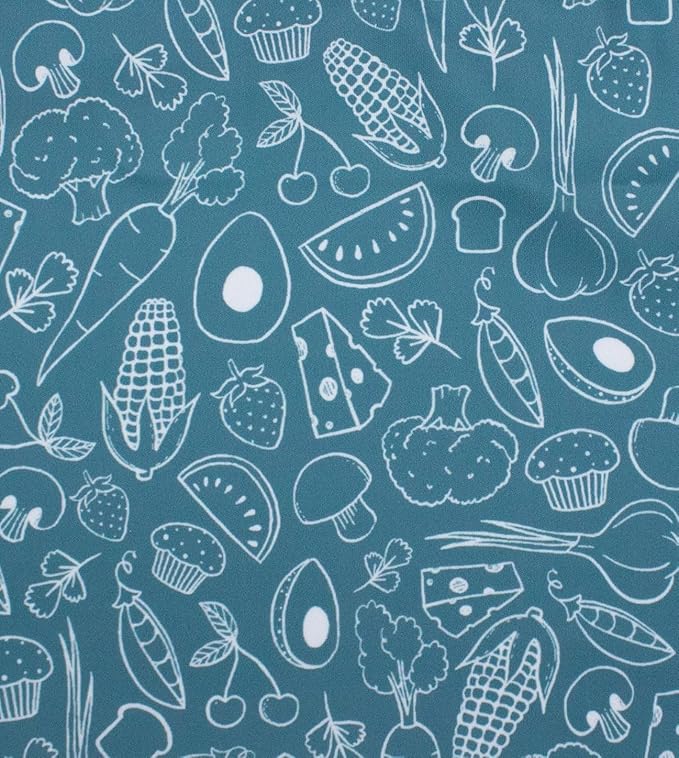 BapronBaby Neutral Foodie Bapron - No Neck Tie Safer Bib for Baby & Toddler - Soft Waterproof Stain Resistant - Machine Washable - Sz Preschool 3-5yrs