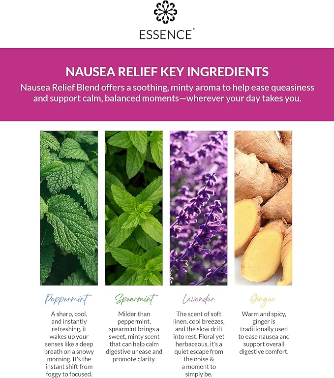 Essence Pearl Travel Case - Wearable Aromatherapy Kit with Nasal Diffuser Rings, Soaking Bay, and 5mL Essential Oil – Portable Wellness Gift Set for On-The-Go Self Care