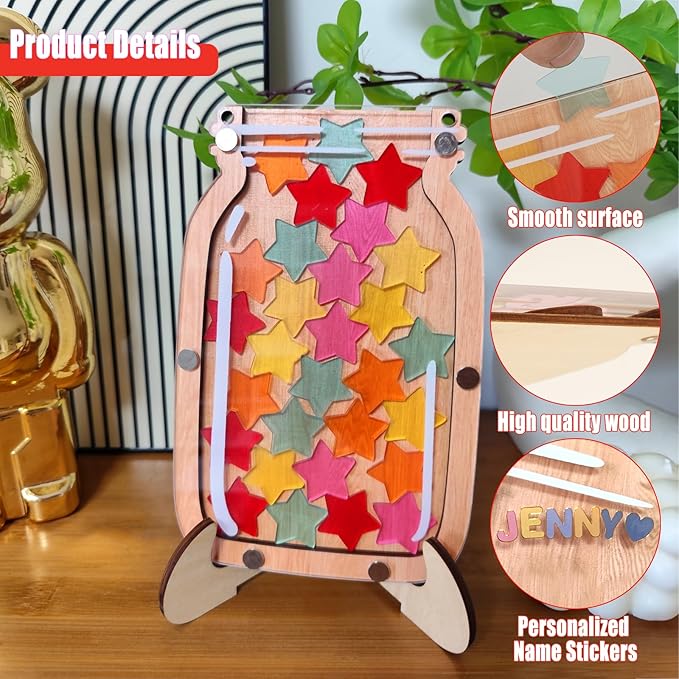 Magnetic Reward Jar,Personalized Reward Jar,Classroom Reward Jar,Kids Reward Jar