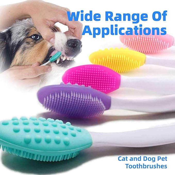 10pcs Lip Scrub Brush,Lip Scrubber Exfoliator with Silicone Facial Cleansing Brush,Double-Sided Silicone Lip Exfoliating Tool,Nose Clean Blackhead Removal for Smooth,Soft,Bright,and Healthy Lips