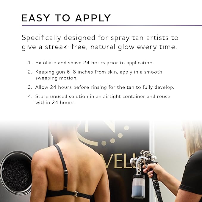 Norvell Premium Spray Tan Venetian and Venetian Plus Solutions Bundle 34 fl oz – Professional Sunless Tanning Formula for Natural Bronze Glow, Streak-Free, Long-Lasting Color