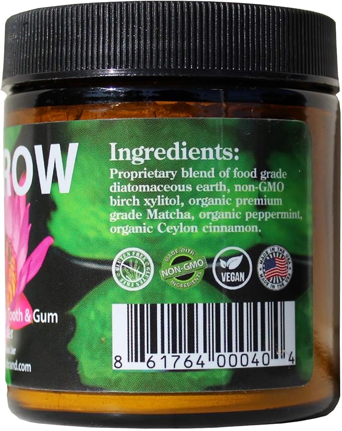 REGROW Remineralizing Tooth Powder - Stop Sensitive Teeth and Gums - Whiter Teeth Naturally - Cleans, Heals, & Protects Teeth and Gums