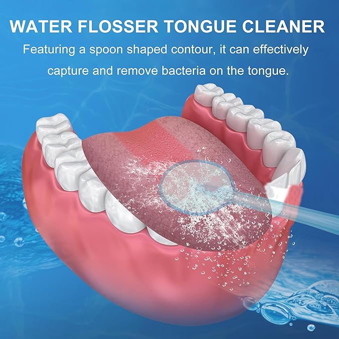 Water Flosser Tip Replacement Heads Oral Irrigator Refill Heads Jet Tips,Only Compatible COSLUS C20 (F5020E), E40 (WFP14), C31 (F5023), C50, and C51 Water Flosser(Blue)